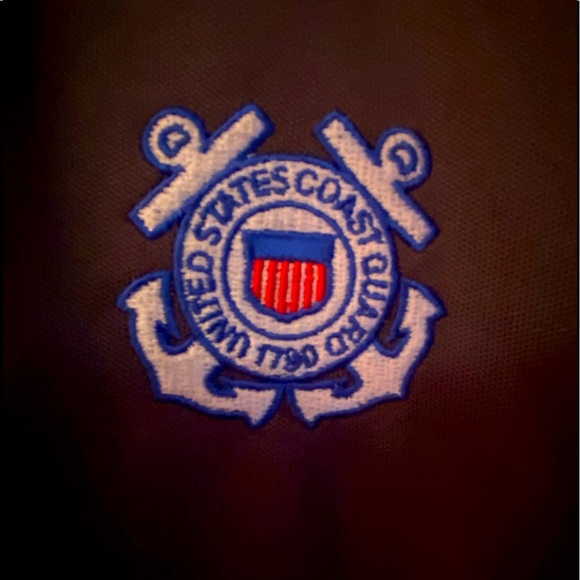 NEW men’s coast guard short sleeve shirt XL - Picture 2 of 3